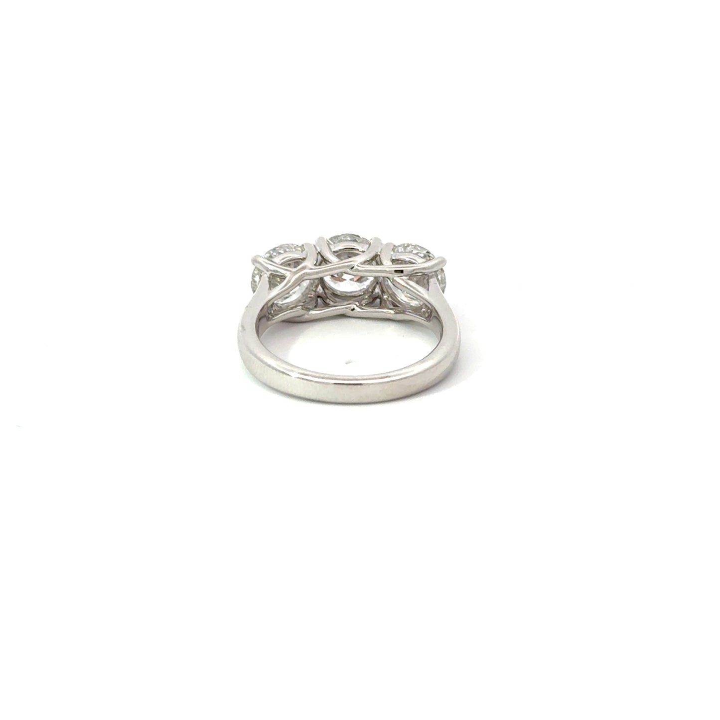 3 Stone Ring Setting | Round 1.09 D VS1 IDEXEX IGI