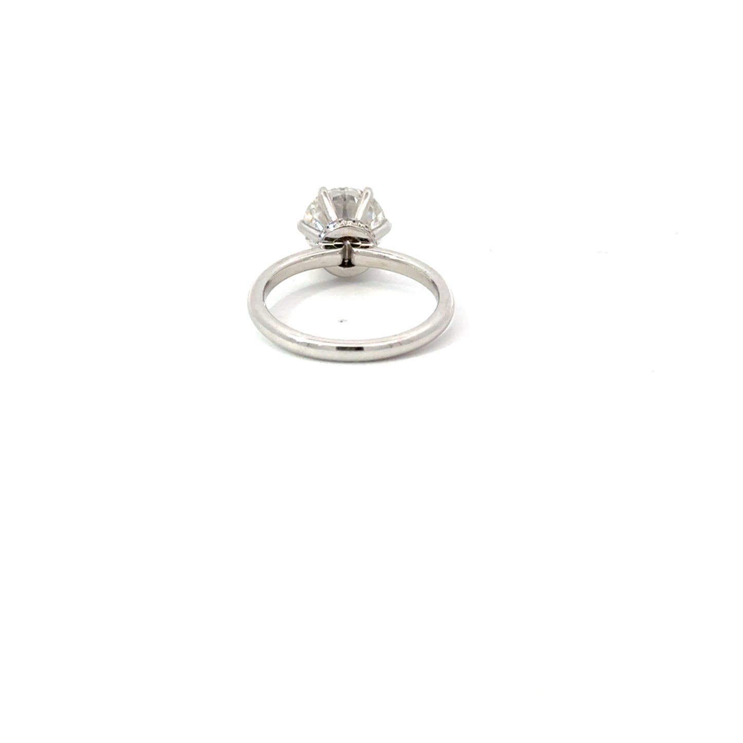 Round 2.01 E VS1 IDEXEX IGI | 18k White Gold | Wrap Around Halo